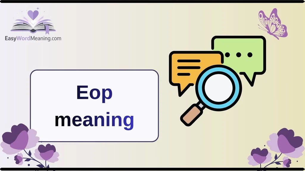 Eop meaning