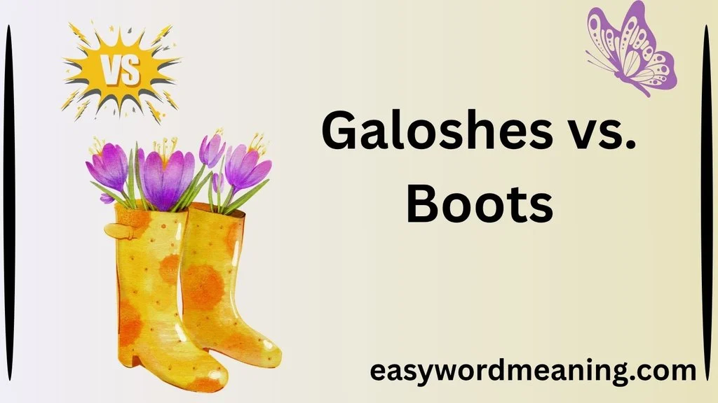 Galoshes vs. Boots
