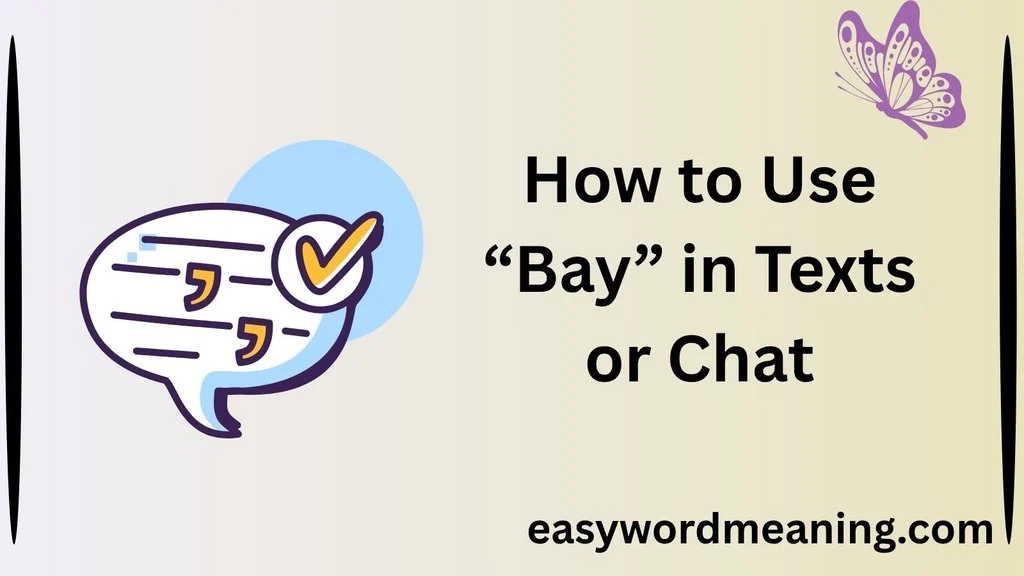 How to Use “Bay” in Texts or Chat