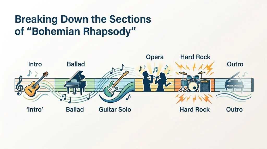 Breaking Down the Sections of “Bohemian Rhapsody”