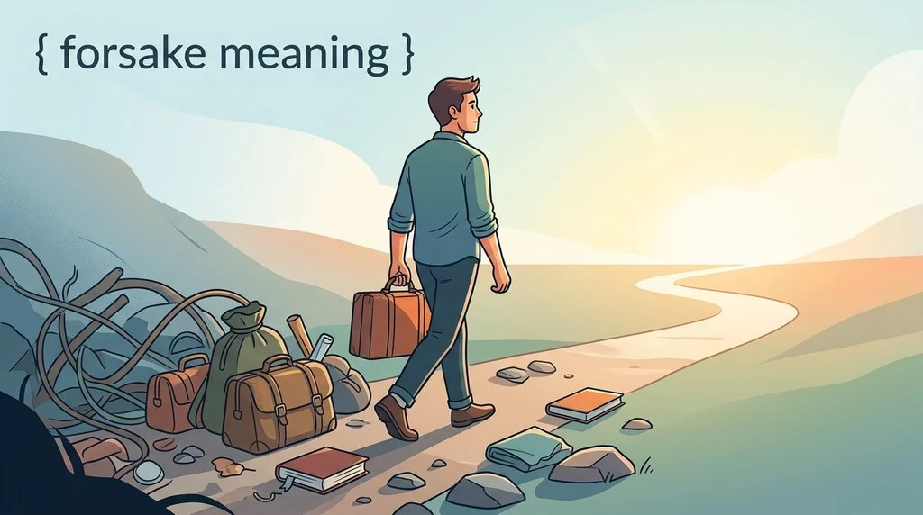 forsake meaning