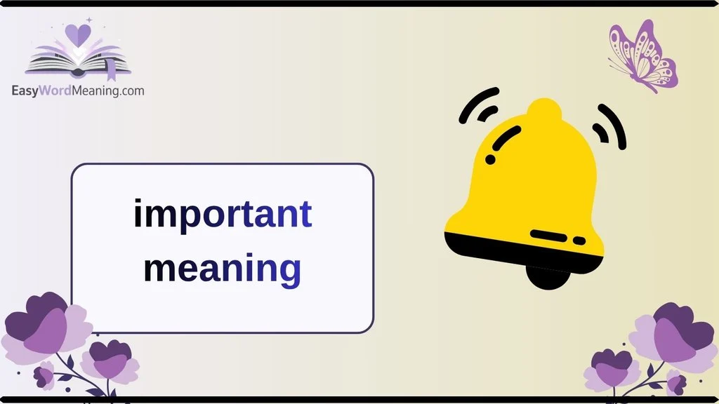 important meaning