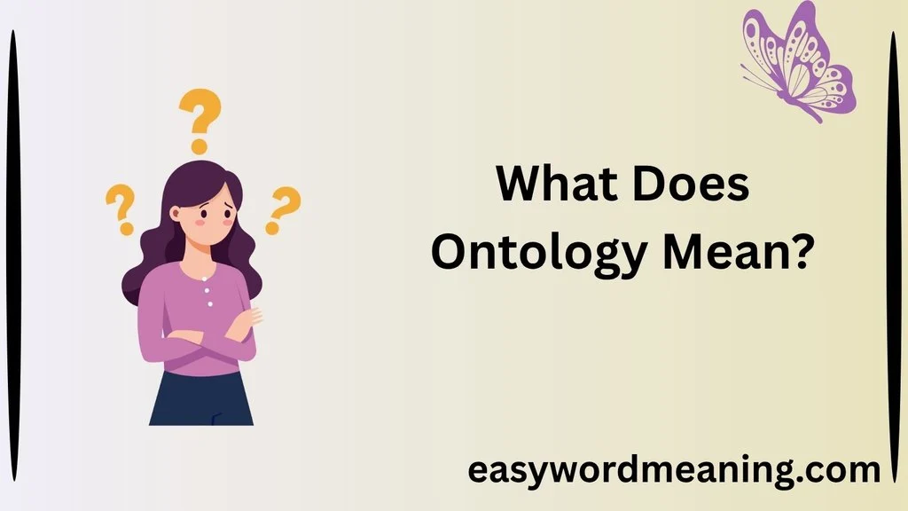 What Does Ontology Mean?