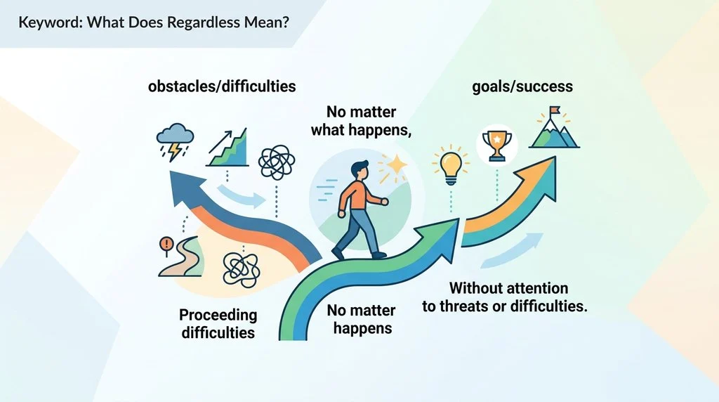 What Does Regardless Mean?
