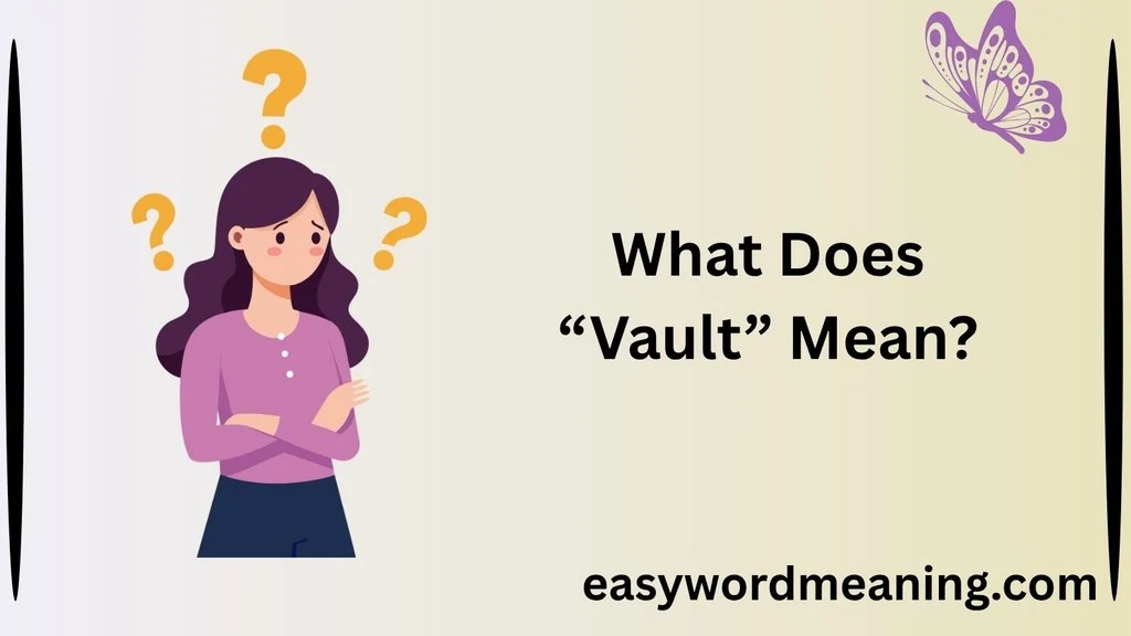 What Does “Vault” Mean?
