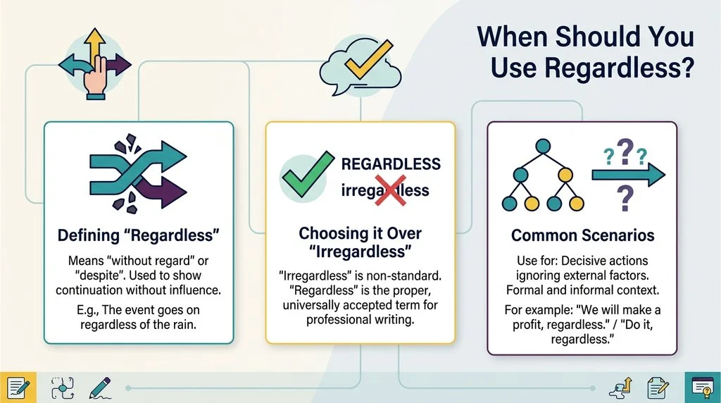 When Should You Use Regardless?