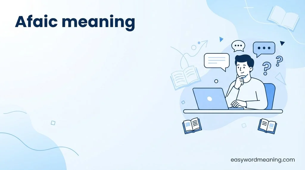 Afaic meaning