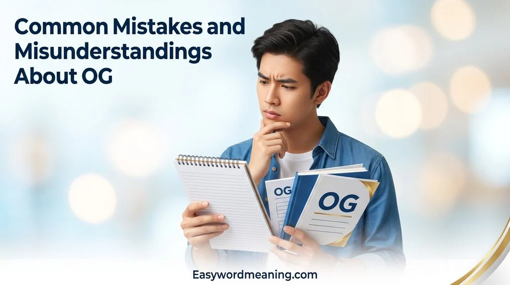Common Mistakes and Misunderstandings About OG