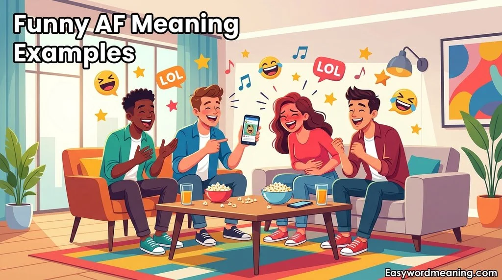 Funny AF Meaning Examples