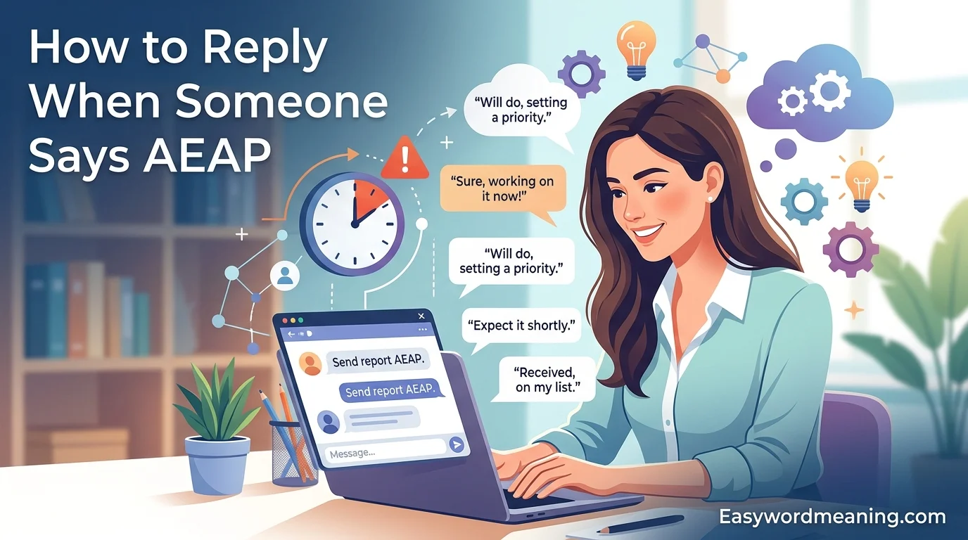 How to Reply When Someone Says AEAP