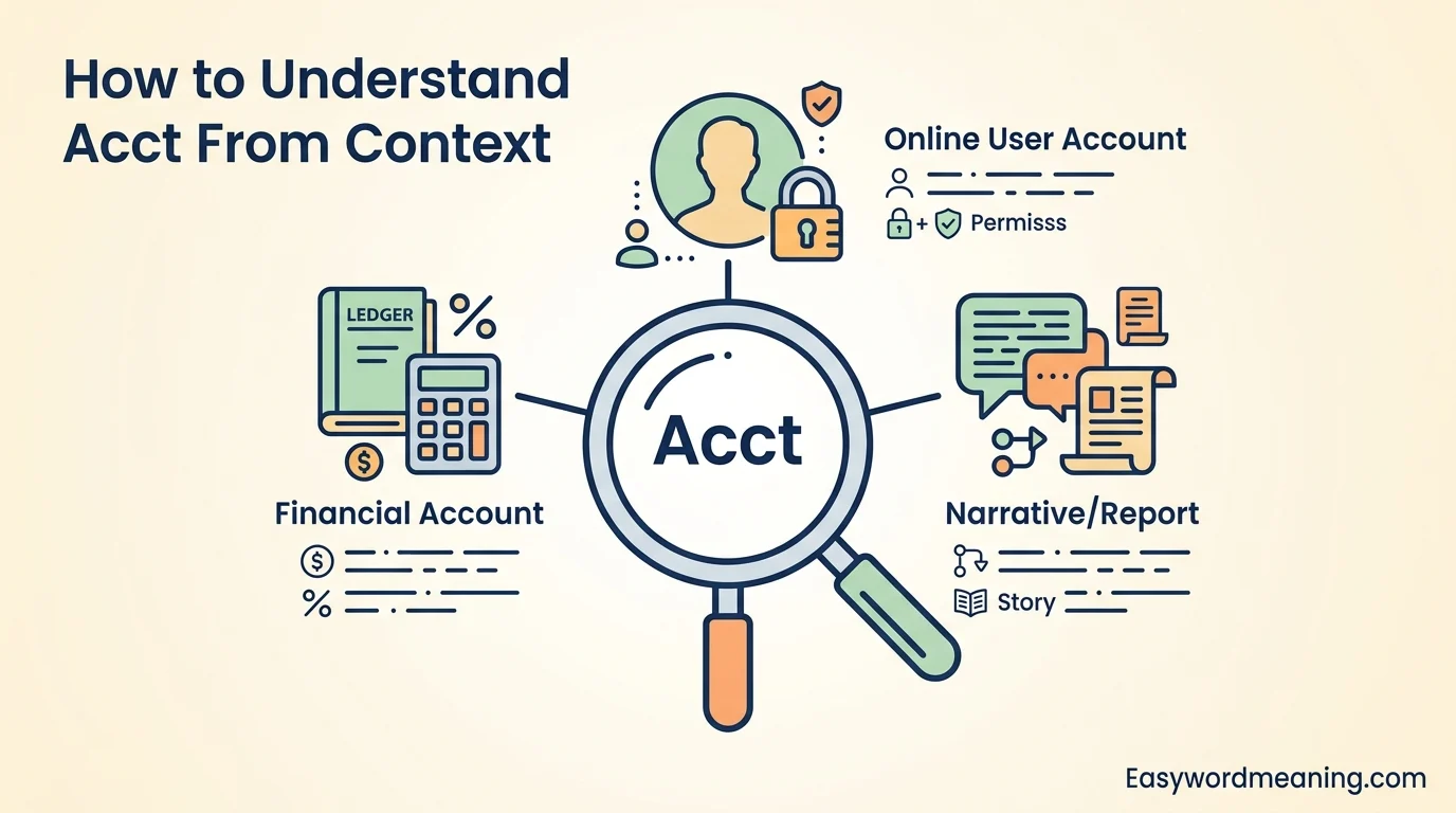 How to Understand Acct From Context