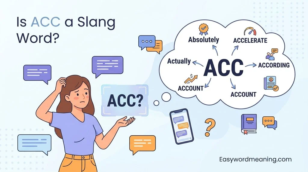 Is ACC a Slang Word?
