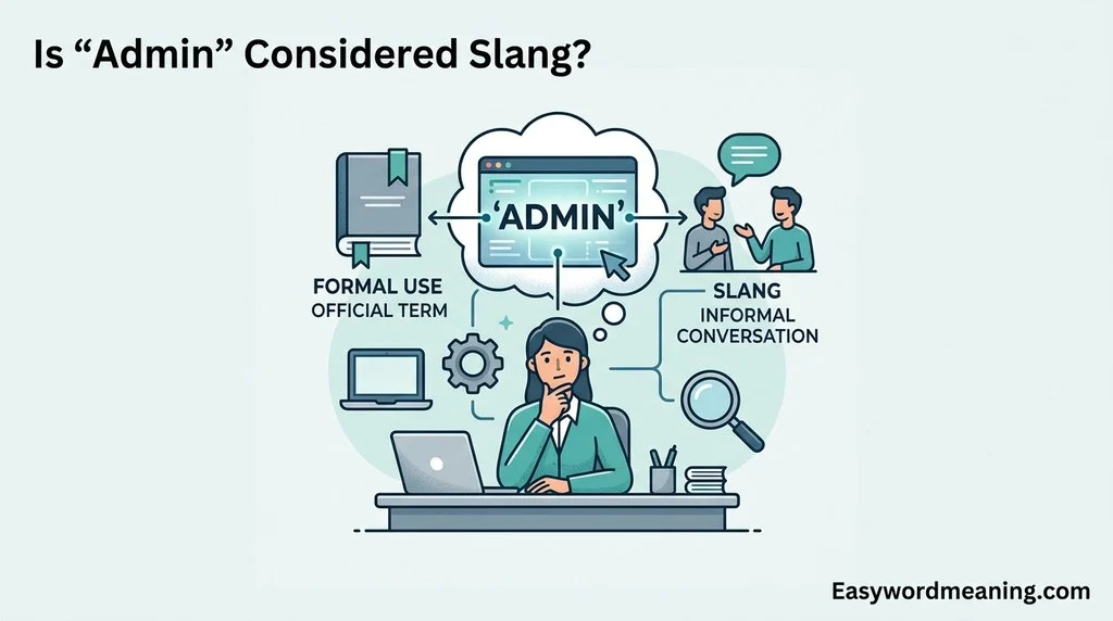 Is “Admin” Considered Slang?