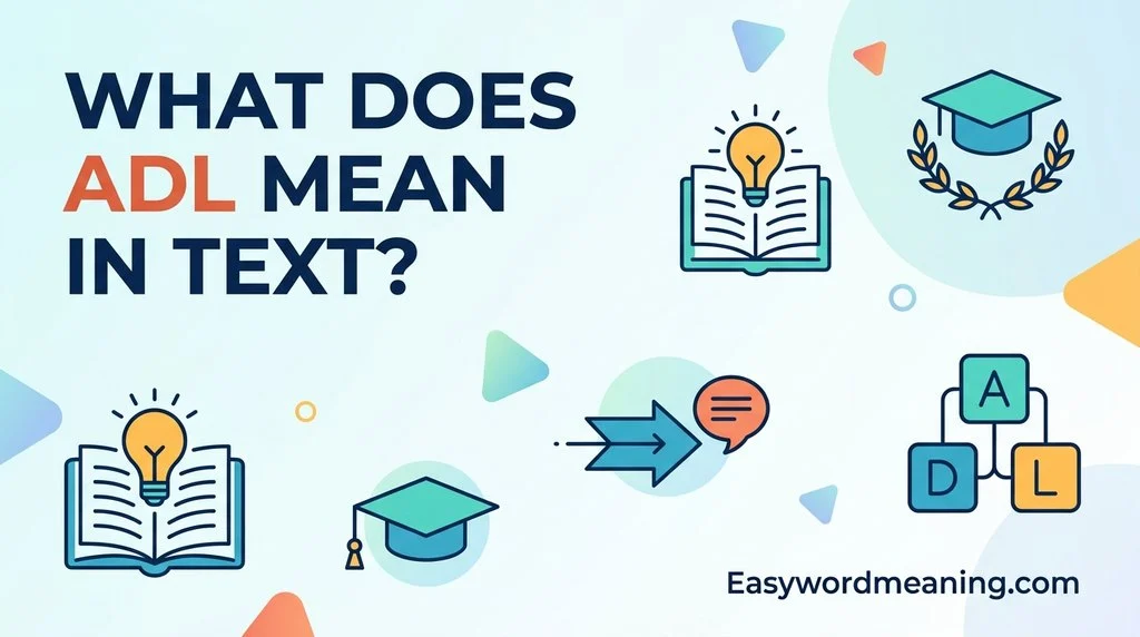 What Does ADL Mean in Text?