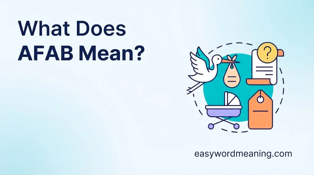 What Does AFAB Mean?