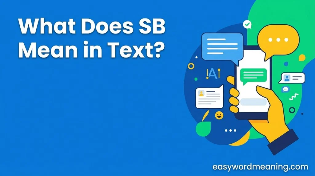 What Does SB Mean in Text?
