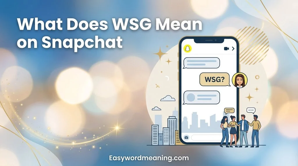 What Does WSG Mean on Snapchat