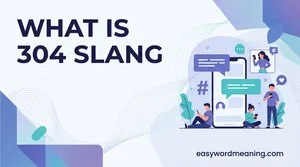 what is 304 slang