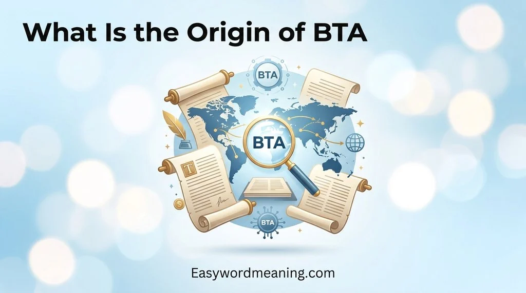 What Is the Origin of BTA?