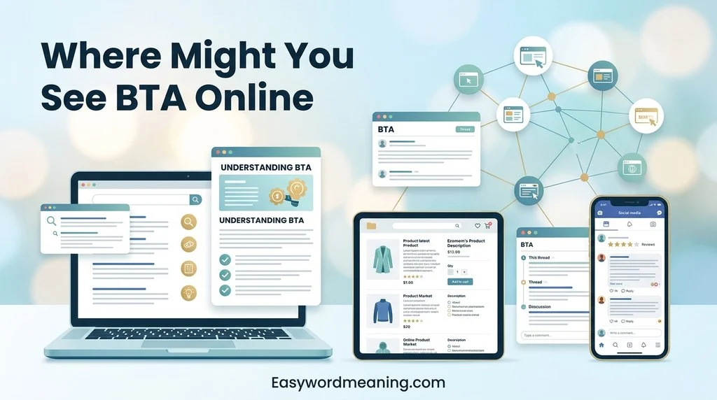 Where Might You See BTA Online